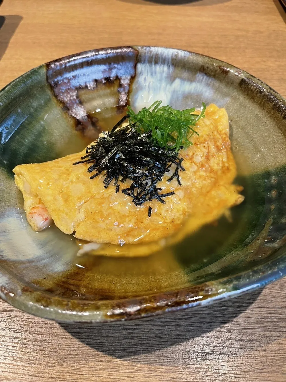 海鮮と山芋のふわとろ焼き